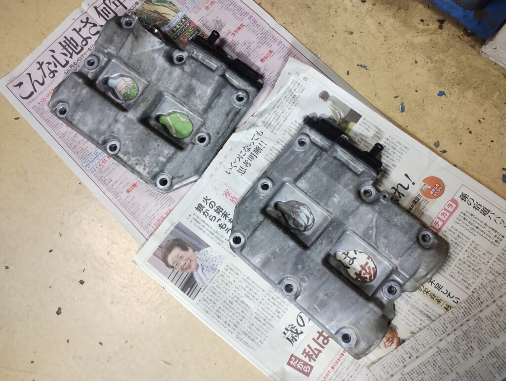 レガシィオイル漏れ