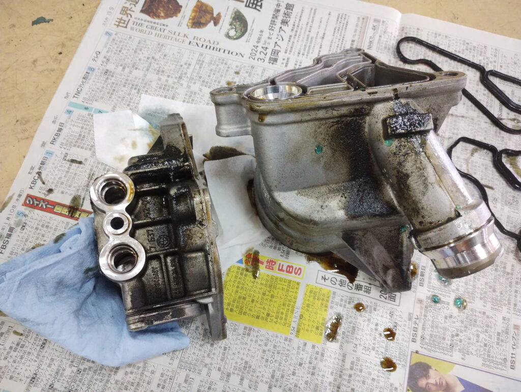 BMWオイル漏れ修理