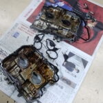 レガシィオイル漏れ修理