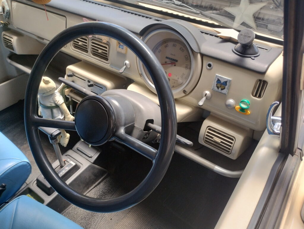 日産パオエアコン修理